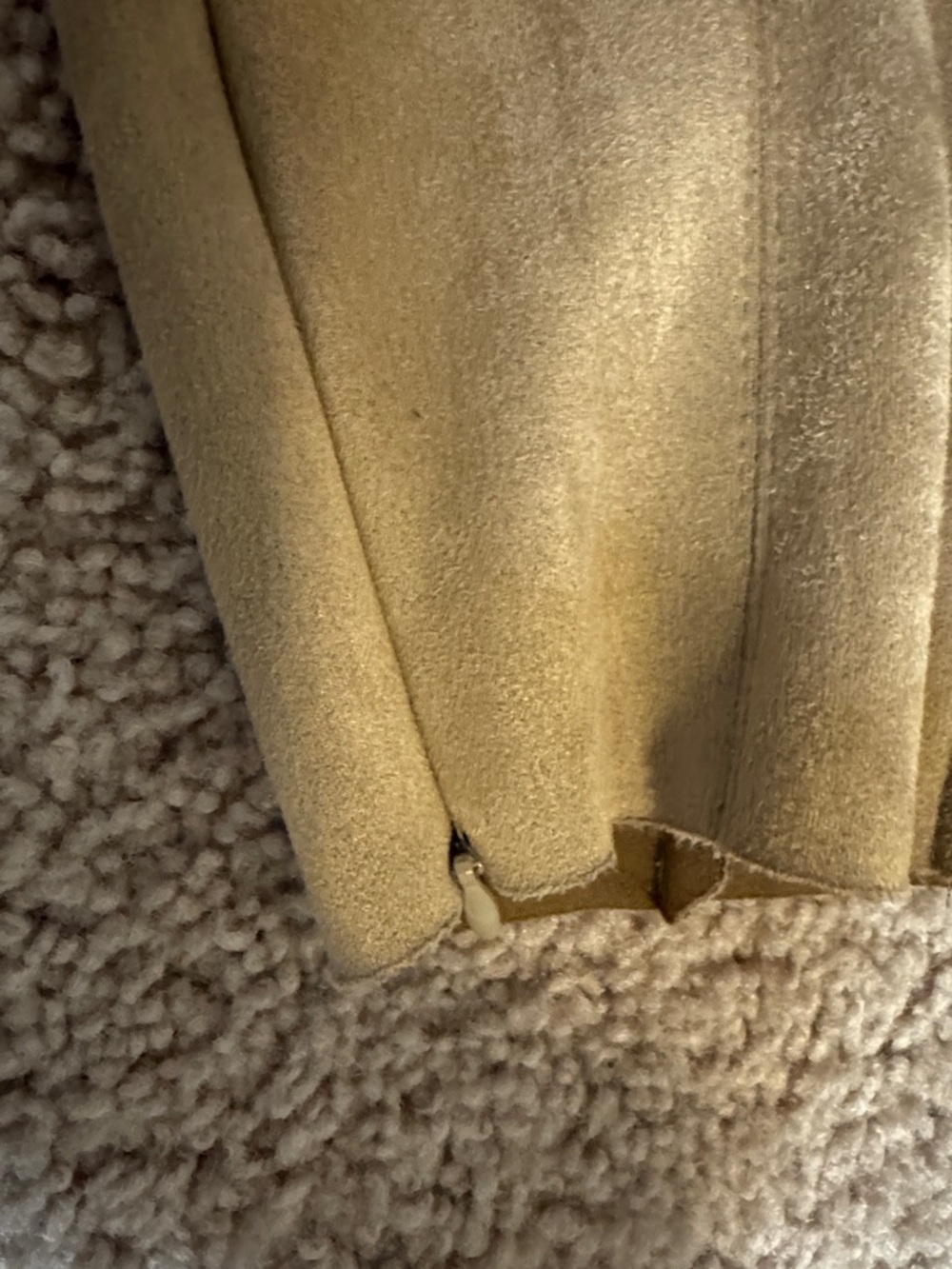 ZARA BASIC Black Waistband with Brown Fabric Panel - Picture 3 of 4